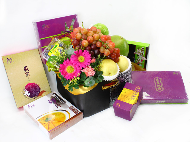 中秋果籃Hamper - 中秋節家好月圓中秋禮籃(E) - HS20105 Photo