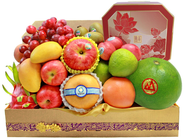 中秋果籃Hamper - 半島月餅中秋果籃 M18 - L139545 Photo