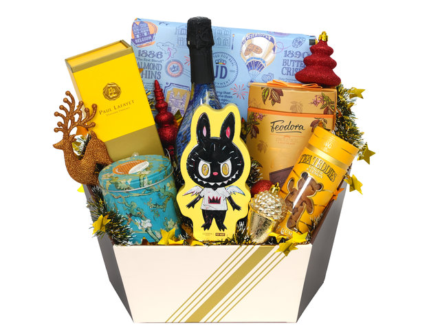圣诞礼物Hamper - Godiva x Labubu 圣诞庆祝欢乐礼篮 FH305 - XNB1028B5 Photo