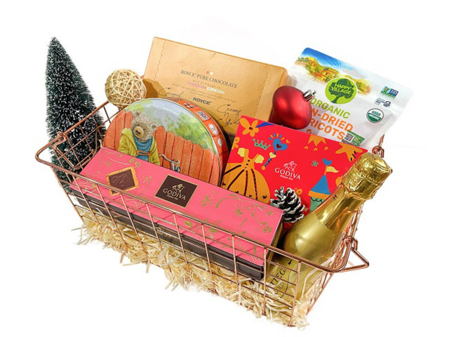 圣诞礼物Hamper - 圣诞中国邮寄美食礼篮 XHW1201B9 - XHW1201B9 Photo