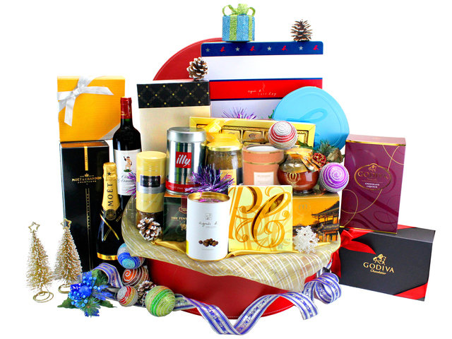 圣诞礼物Hamper - 圣诞尊贵豪华礼物篮 N21 - L105416 Photo