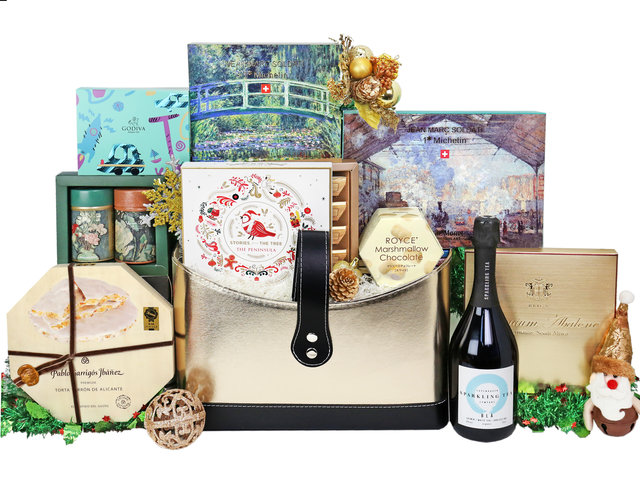 圣诞礼物Hamper - 圣诞豪华糕点礼物篮 Z12 - XH1201A1 Photo