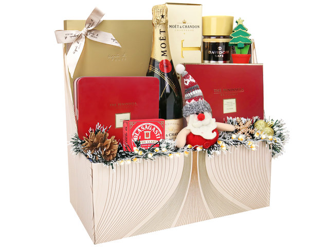 圣诞礼物Hamper - 圣诞高级特色香槟礼物篮 XC05 - XH1025A7 Photo