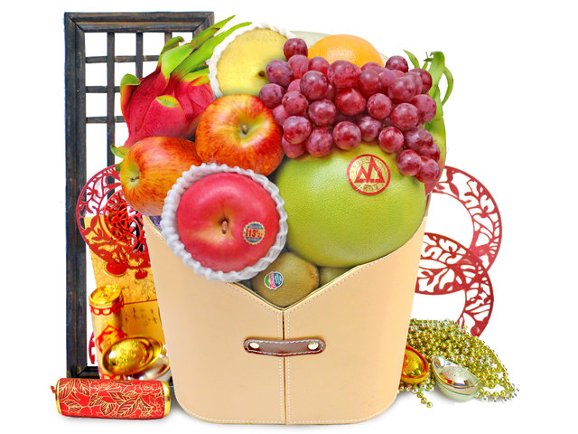 新年果篮Hamper - 农历新年礼物篮 R62 - L3125344A Photo