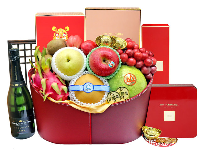 新年果篮Hamper - 农历新年礼物篮 R69 - L36667205 Photo