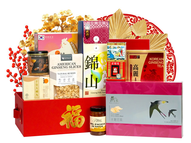 新年果籃Hamper - 新春人蔘滋補健康禮物籃 FH338 - CDS1126A1 Photo