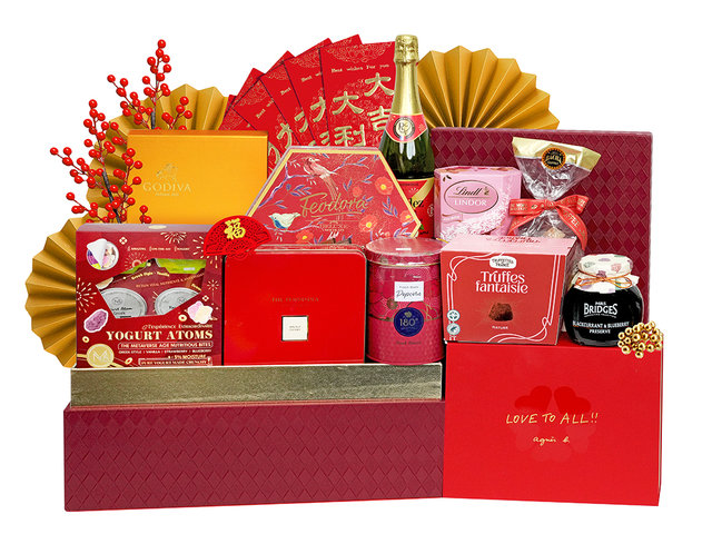 新年果籃Hamper - 賀年特大豪華美食籃 FH355 - CH20104A9 Photo
