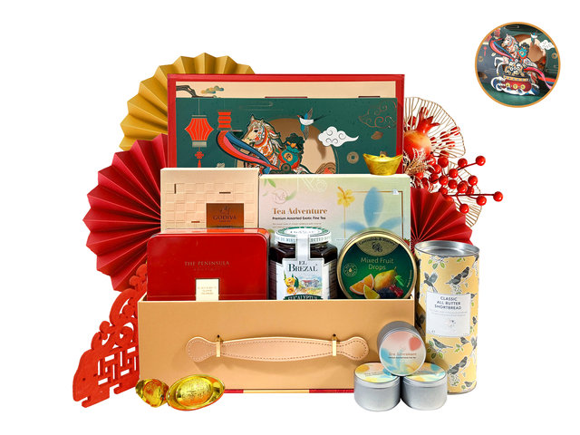 新年果籃Hamper - 農曆新年中國郵寄禮物籃 0106C1 - CHC0106C1 Photo