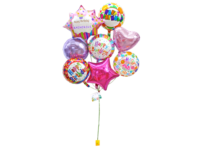 氣球禮品 - 生日氫氣球 X 8 - L155979 Photo