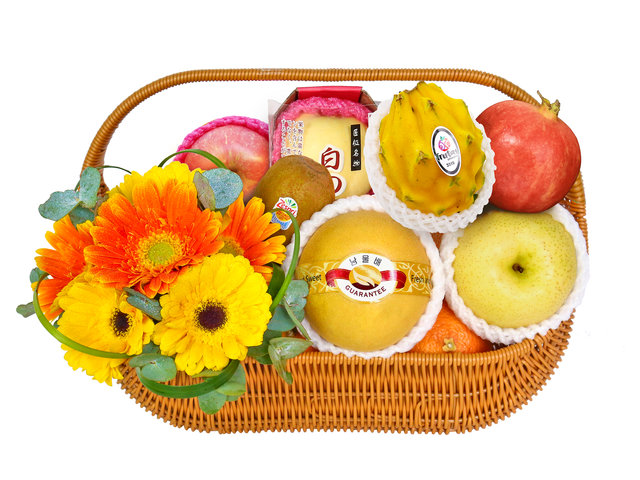 水果籃 - 鮮花水果禮籃 FT020 - VE0626A8 Photo