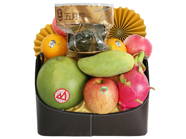 礼物篮Hamper - 端午节奇华粽水果礼物篮 FH397 - DBFG0521A3 Photo