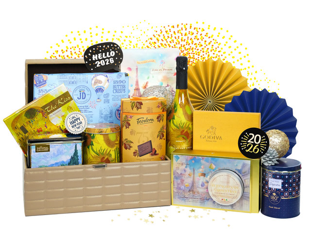 禮物籃Hamper - 元旦新年藝術名作美食禮籃 FH348 - HR1205B6 Photo