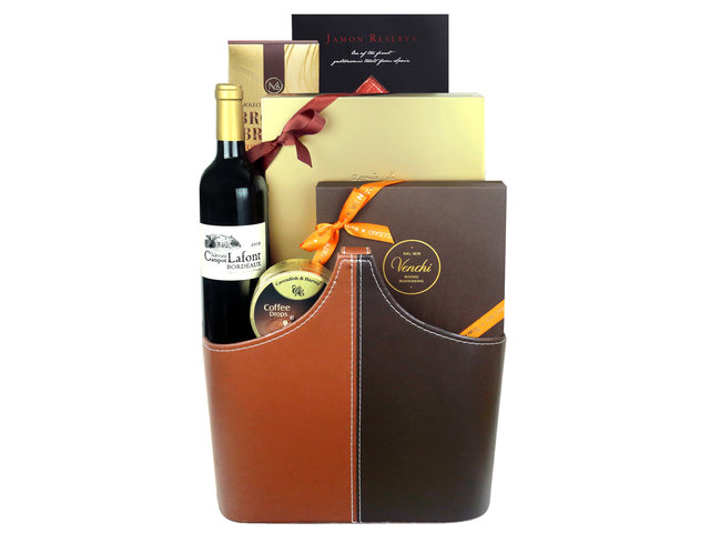 禮物籃Hamper - 精選商務西班牙火腿紅酒食物禮物籃 FH21 - L143684 Photo