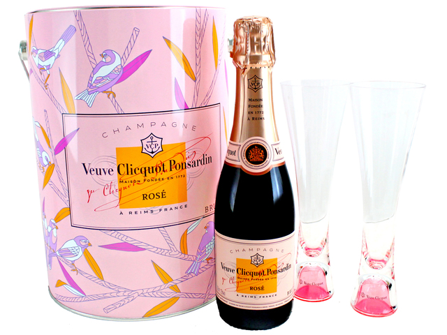 红酒香槟烈酒 - CHAMPAGNE Veuve Clicquot Ponsardin ROSE - L117977 Photo