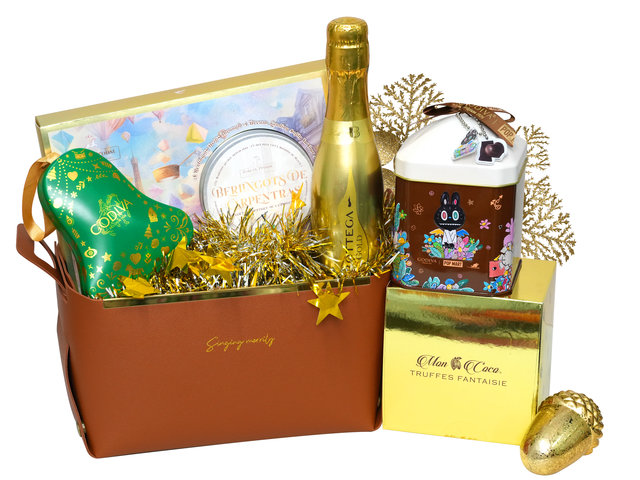 聖誕禮物Hamper - Godiva x Labubu 迷你聖誕美食禮物籃 FH315 - XNB1106B6 Photo