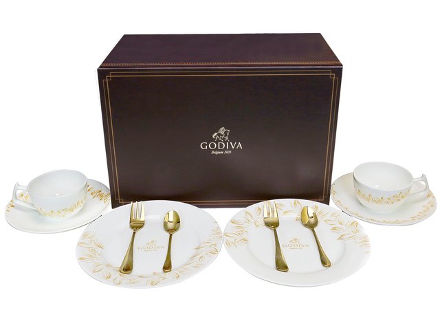 花店礼物 - Godiva 高级餐桌套装 - LY0227B7 Photo