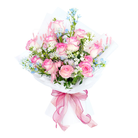 花店花束 - 粉玫瑰花束 BQ012 - VE0326C3 Photo