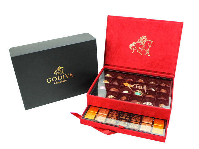 花店附加禮物 - Godiva Luxury Gift Box 30 pcs - L06806 Photo