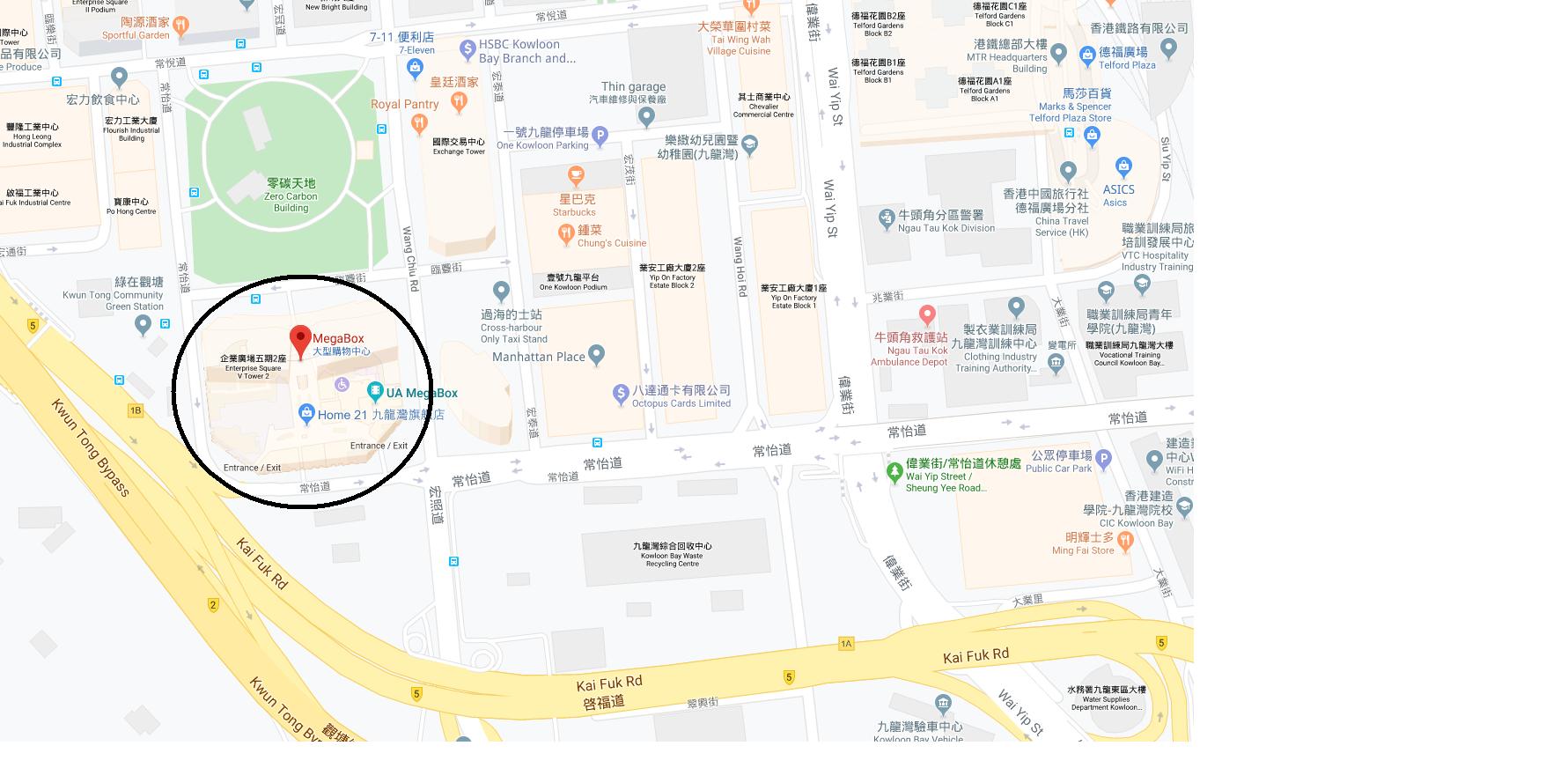 MegaBox(企业广场五期)地图