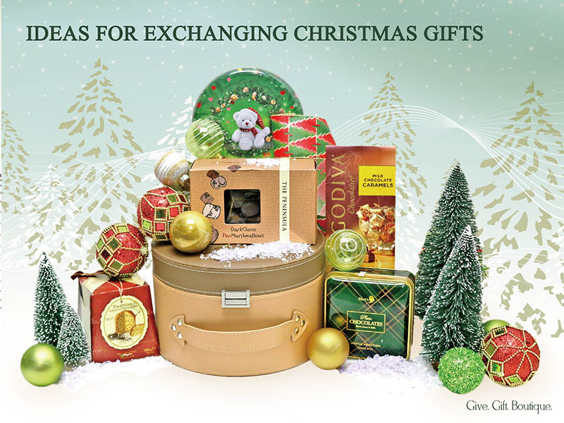 Ideas For Exchanging Christmas Gifts Give Gift Boutique Flower Shop