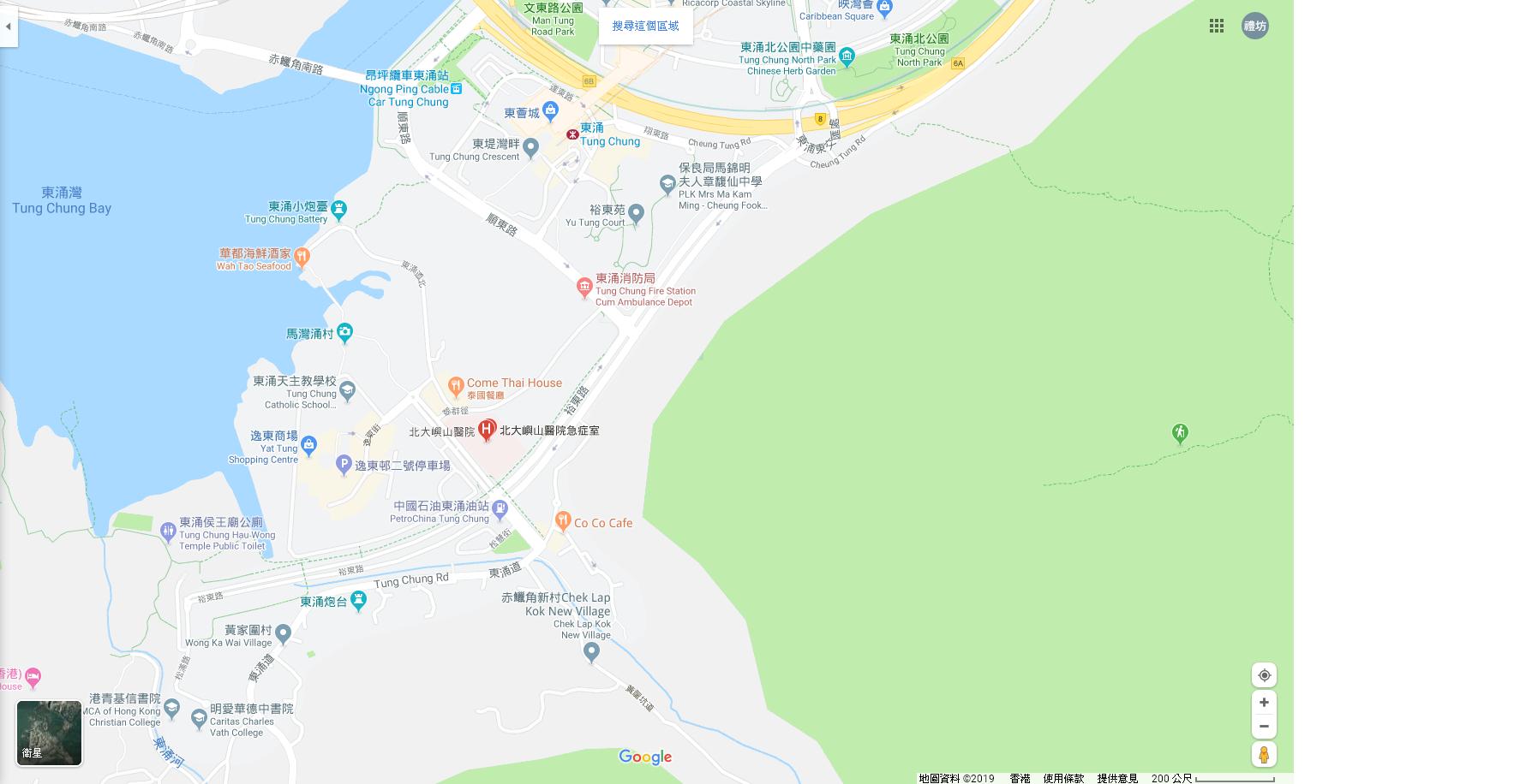 North Lantau Hospital Map